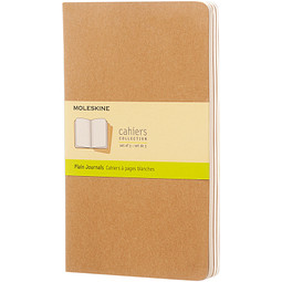 MOLESKINE® Notizbuch Cahier Journal L, blanko, kraft brown