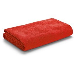 CALIFORNIA. Strandtuch aus Mikrofaser (250 g/m²), Rot