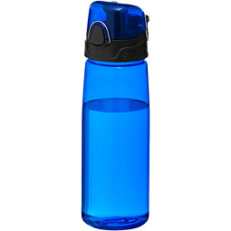 Capri Tritan Sportflasche, 700 ml, transparent blau