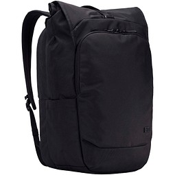 Case Logic Variate 17 erweiterbarer Rolltop Laptop Rucksack aus recyceltem Material, schwarz