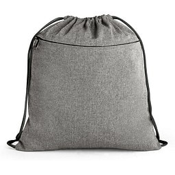 CHANCERY. Turnbeutel mit recycelter Baumwolle (70%), Polyester (30% rPET) (140 g/m²), Schwarz
