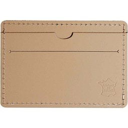 Citizen Green Tintin Kartenetui aus recyceltem Leder, beige
