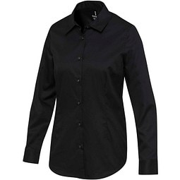 Citrine 185 g/m² Twill Bluse, schwarz, XL