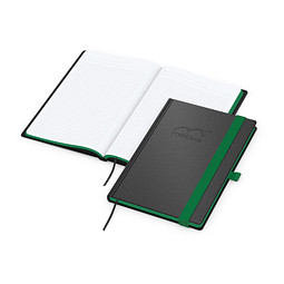 Geiger-Notes Notizbuch Color-Book A5 Bestseller, inkl. Prägung, Farbschnitt grün