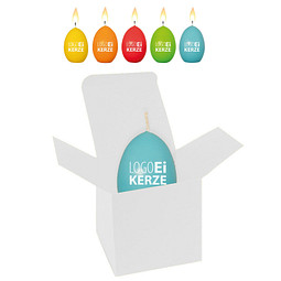 ColorBox LogoEi Kerze - Weiß