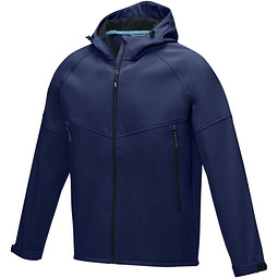 Coltan Softshelljacke aus recyceltem Material für Herren, navy, 3XL
