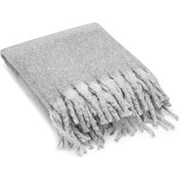 COMFY. Decke mit Mohair-Feeling, Grau
