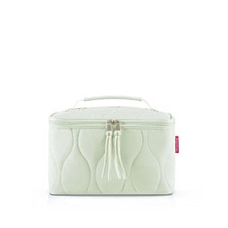 cosmetic case, puffer iced matcha