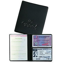 CREATIV-DESIGN Ausweistasche Euro Arizonafolie, schwarz
