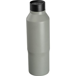CrisMa Vakuum Edelstahltrinkflasche, 600ml, silbergrau