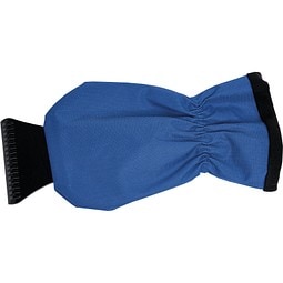 DE-ICING Scraper, Eiskratzer mit Handschuh, blau
