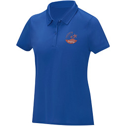 Deimos Poloshirt cool fit mit Kurzärmeln für Damen, blau, 3XL