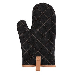 XD COLLECTION Canvas Ofenhandschuh Deluxe, schwarz