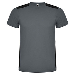 Detroit T-Shirt Unisex aus recyceltem Material, Ebony / schwarz, 2XL