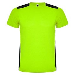 Detroit T-Shirt Unisex, limone / schwarz, S