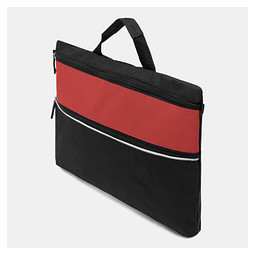 Dokumententasche FILE,rot, schwarz