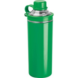 Doppelwandige Edelstahlflasche Monza,grün