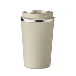 Doppelwandiger Becher 350ml BRACE, Beige