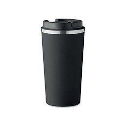 Doppelwandiger Becher 510 ml BRACE +, Schwarz