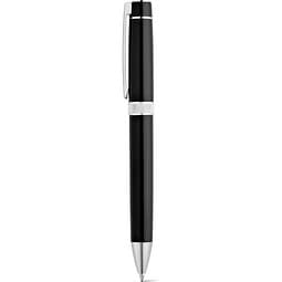 DOURO. Metall-Roller und Kugelschreiber-Set mit Clip, Schwarz