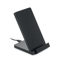 Draadloze bamboe oplaadstation WIRESTAND, Schwarz