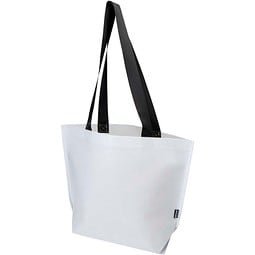 Duo GRS recycelte doppellaminierte Tragetasche 18L, weiss
