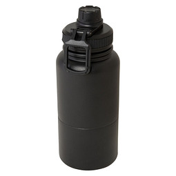 Dupeca 840 ml RCS-zertifizierte Isolierflasche aus Edelstahl, schwarz