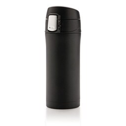 XD COLLECTION Edelstahlbecher Easy Lock, 300 ml, schwarz