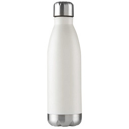 Thermo-Trinkflasche Design, 500 ml, Weiß