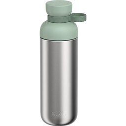 edelstahl trinkflasche vita 700 ml - nordic sage , grün