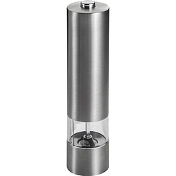 Elektrische Pfeffermühle mit Keramikmahlwerk, grau