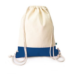 Mister Bags Bio-Baumwollrucksack Enzo, blau