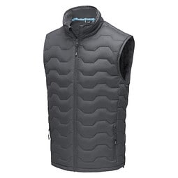 Epidote GRS isolierter Daunen-Bodywarmer aus recyceltem Material für Herren, storm grey, S