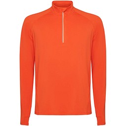 Estambul Half-Zip Sweatshirt für Herren, Fire orange, 2XL