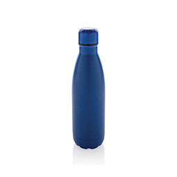 Eureka einwandige Wasserflasche aus RCS rec. Stainless-Steel, blau