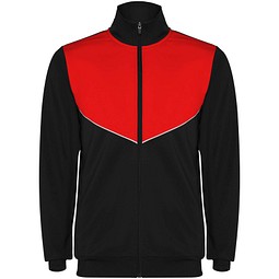 Evans Trainingsanzug für Kinder, schwarz/rot, 8