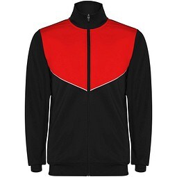Evans Trainingsanzug Unisex, schwarz/rot, S