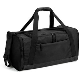 FARO. Sporttasche aus recyceltem 600D Polyester, Schwarz