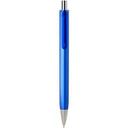 Feld RCS recycelter Kugelschreiber mit Metallic-Finish (schwarze Mine), royalblau