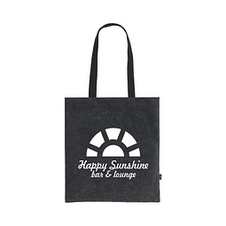 RPET Filz Einkaufstasche, Dunkelgrau