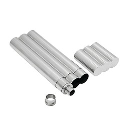 Flachmann CIGAR STYLE,silber