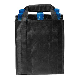 Flaschentasche Deluxe, schwarz