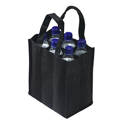 Flaschentasche Six 4 You, schwarz