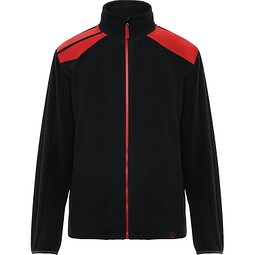 Fleecejacke Terrano in kombinierten Farben, XXXL, schwarz/rot