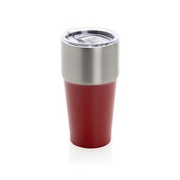 Fluid Becher aus RCS-zertifiziert recyceltem Stahl, 500ml, rot