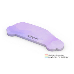 Geiger-Notes Haftnotiz Form aus 125 x 72 mm, 50 Blatt, inkl. Druck, Auto