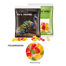 Trolli Fruchtgummi Maxitüte, 50 g, Auto-Mischung, inkl. Druck, Folie mit Papieranteil