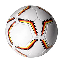 Fußball Germany, groß, weiß/Deutschland-Farben