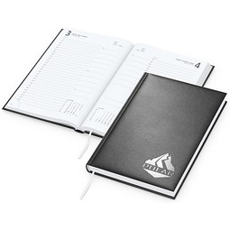 Geiger-Notes Buchkalender Advance Bestseller, schwarz inkl. Silberprägung