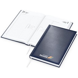 Geiger-Notes Buchkalender Image Bestseller Cover-Star, dunkelblau, inkl. Siebdruck-Digital